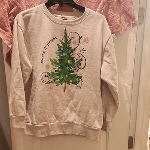 Merry & Bright Christmas Tree Sweatshirt